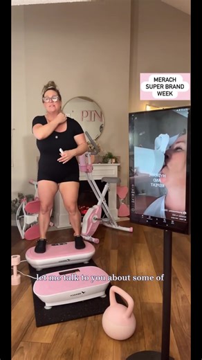 Merach Vibration Plate Exercise Machine with Lymphatic Drainage Feature Compact Design for Full Body Workout Max User Weight 400LBS Home Gym Equipment