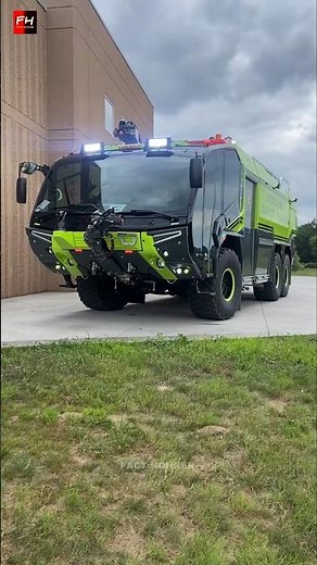 Airport Fire Truck Power Vehicle Explained I World's Fastest Firefighting #shorts