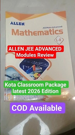 ALLEN JEE Main + Advanced Study Material Review 🔥 Latest Kota Classroom Modules
