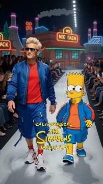 The Simpsons in real life #simpsons #thesimpsons #disney #cartoontoreallife