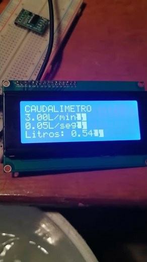 Práctica 4.1 Caudalímetro