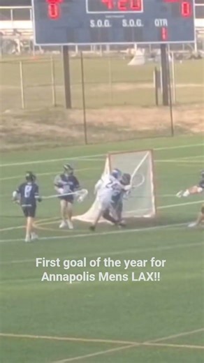 First goal of the season #annapolis #highlights #goals #lacrosse #lax #laxplayer #menslacrosse