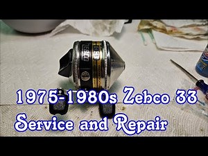 1975-80s Zebco 33 Service and Repair