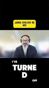 Jabra Evolve3 85 Airport Mic Test ✈️🎧 (Boomless Mic!)