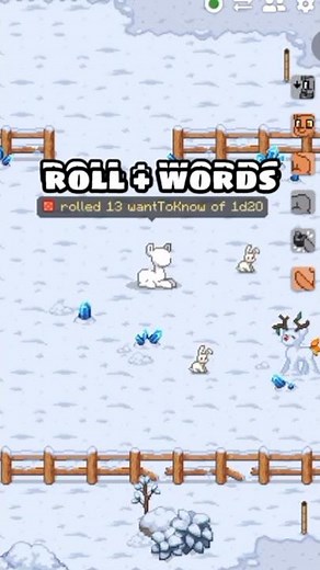 roll + words (pony town)