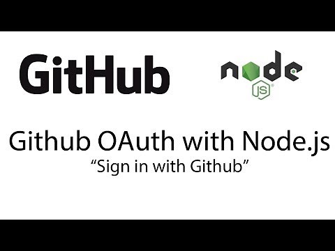 Github OAuth using Node.js (MERN) (Sign in with Github)