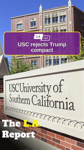 USC has rejected the Trump administration’s offer for preference in federal funding in exchange for adopting more conservative policies. The administration’s 10-point memo, titled “Compact for Academic Excellence in Higher Education,” called for commitments in a number of areas, including standardized testing and foreign student enrollment. 🔗 Get full episodes of The L.A. Report every day on LAist 89.3 FM or in the LAist app. | LAist