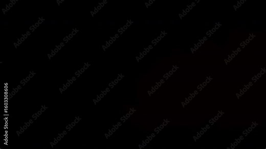 Dynamic red be right back overlay with disappearing smoke effect from left to right on transparent background with alpha channel, cinematic vapor smoke effect for gaming streams & broadcast breaks