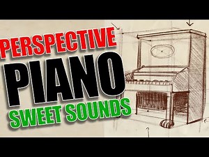 How to Draw a Piano with Perspective | Box Carving Method for Beginners