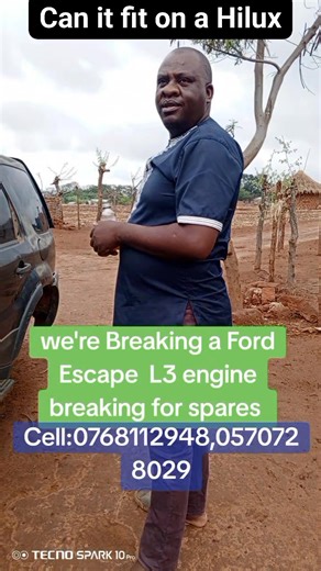 46 reactions · 15 comments | Can the side steps of a Ford escape fit on a Hilux ? Remember we are breaking a Ford escape L3 ENGINE | George Mubalu | Facebook