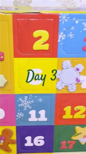 Play-Doh Advent Calendar Day 3 Opening + Christmas Play-Doh Creation 🎄