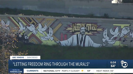 San Diego artist pushes for vandalized MLK freeway mural to be repaired