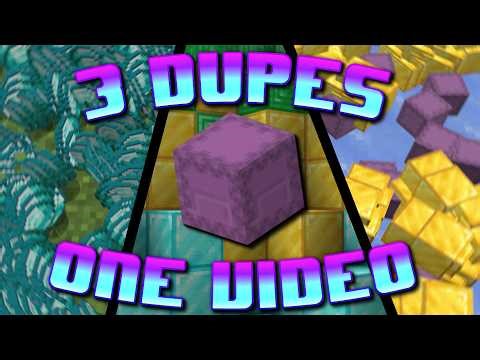 Minecraft Java 1.21.11 Any Item Multiplayer Duplication Glitch Compilation (3 In 1) Works on Servers