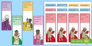 KS2 Reading Sentence Stems Editable Bookmarks