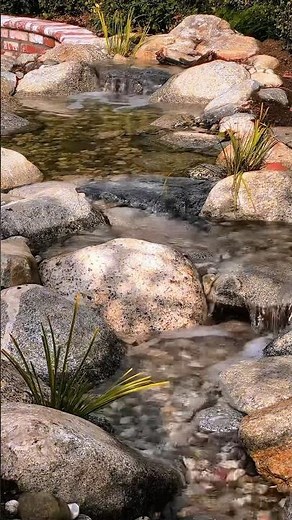 Creating a Pondless Stream in a Small Space: Water Feature with Minimal Maintenance #pond #diy