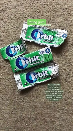 Orbit Spearmint Gum Review