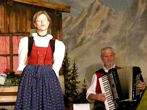tyrolean music show, innsbruck. teachings of yodling. the gundolf family