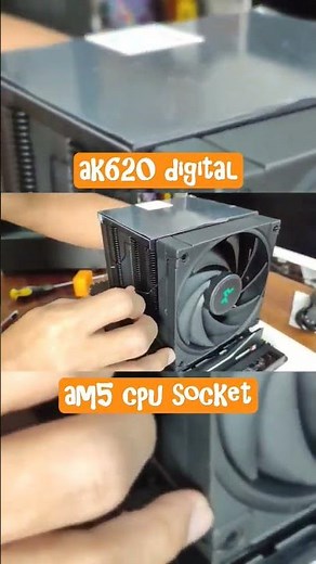 Deepcool AK620 Digital AM5 CPU Socket Installation👌‪@DEEPCOOL1996‬ #deepcool #ak620digital #shorts