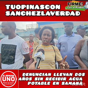 Residentes de Monte Rojo y Sabaneta perteneciente al Municipio de Santa Bárbara de Samaná, denuncian falta de agua potable en su comunidades durante dos años viven luchando por el preciado líquido. #aguapotable #CorrupcionNuncaMas #seguidoresfacebook | Tuopinasconsanchezlaverdad