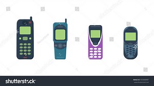 Mobile Phone Cellphone Vector Illustration Stock Vector (Royalty Free) 455068987 | Shutterstock