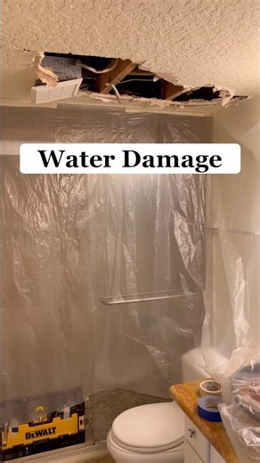 Water Damage Ceiling Repair!