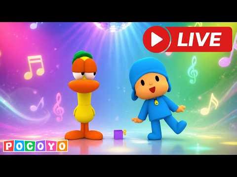 🔴 LIVE: 🎵 LET'S SING! 🎤 The BEST Pocoyo Songs for Kids | Pocoyo English | Sing Along for Kids!