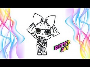 How to Draw LOL Doll Diva | LOL Surprise Doll Drawing and Coloring for Kids