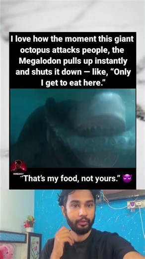 The Megalodon ate the giant octopus – Meg 2: The Trench (2023)