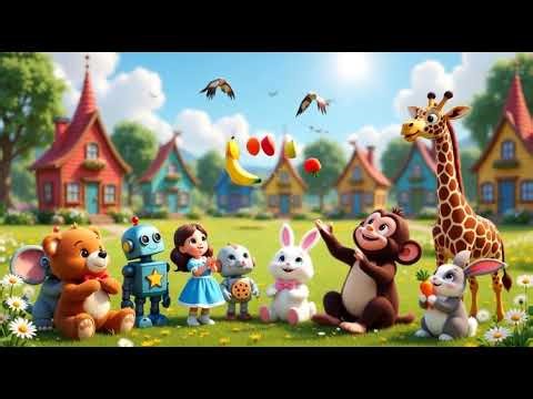 Fun 3D Animation for Kids 🐻🐶 | Cute Animals & Kids Cartoon