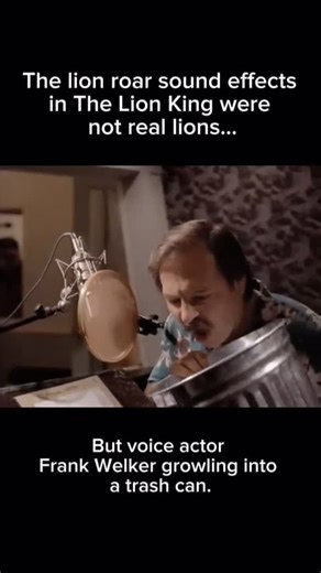 Disney Mouse House on Instagram: "The lion roar sound effects in The Lion King were not real lions, but voice actor Frank Welker growling into a trash can. How incredible is this?! P.S. Our new ebook is live! Link in bio 💙 #thelionking #lionking #simba #disney #voice #voiceacting #instadisney #disneyreels #disneyinsta #disneygram #disneyig #disneymovie #lion"