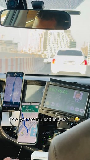 Meter running faster than my career growth 😭😇🥹 Dubai taxi fare gives you a mini heart attack 🙂‍↔️ | سانيا سليم