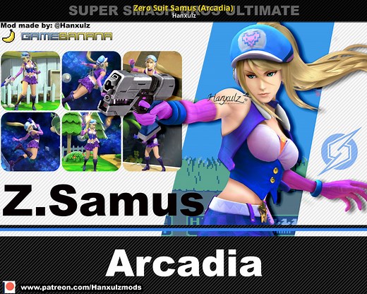 Zero Suit Samus (Arcadia) Mod for Super Smash Bros. Ultimate | SSBU Mods