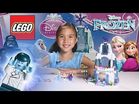 ELSA'S SPARKLING ICE CASTLE - LEGO Disney FROZEN Set 41062 Time-Lapse & Stop Motion
