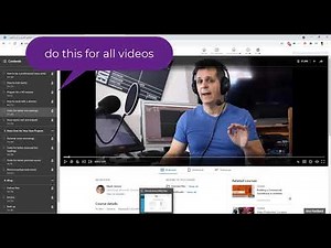 how to download LinkedIn courses with just one click
