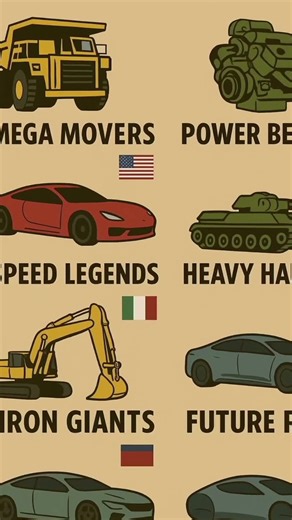 Top 6 Extreme Machines You Must See 🚜💥 | Power Beasts & Speed Legends#Extreme Machines #Mega Movers#
