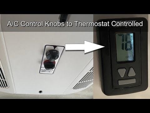 A/C Control Knobs to Thermostat Controlled