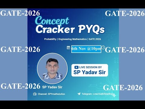Concept Cracker PYQs | Probability | Engineering Mathematics | GATE 2026