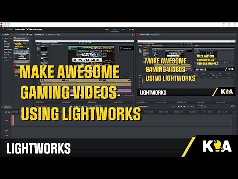How to make a YouTube Gaming video QUICKLY - Tutorial - Lightworks