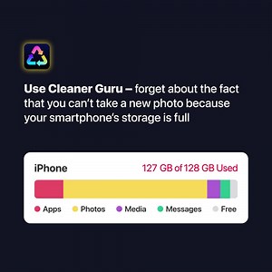 Download Cleaner Guru apps and enjoy it! Link https://apps.apple.com/app/turbo-cleaner-clean-master/id1476380919 | Guru Apps | Facebook