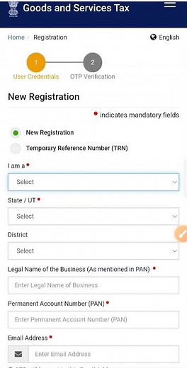 GST REGISTRATION| GST Registration Process| Online GST registration