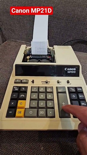 Canon MP21D calculator with receipt printer