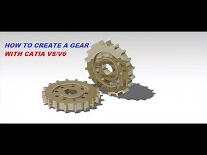 CATIA V5 tutorial #5- Gear
