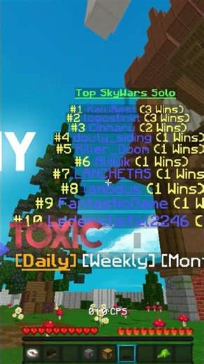 Why did everyone disappear from this server blocksmc #minecraft #blocksmc #skywars #dz