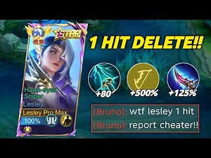GLOBAL LESLEY 1 HIT SAVAGE TUTORIAL BUILD 2026! (100% AUTO KILL💀) | BUILD TOP 1 GLOBAL LESLEY 2026