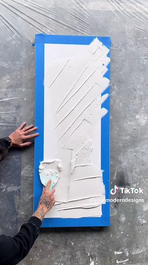 Let's Make Textured Art - DIY Plaster Art Tutorial