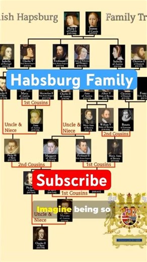 How Inbreeding Destroyed a Royal Dynasty 👑 #habsburgs #subscribe #history