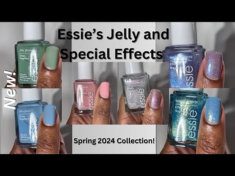 Essie Jelly and Special Effects Polish Haul | NEW Spring Collection 2024
