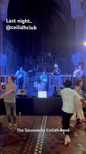 The Sassenachs lead the dancing at the London Ceilidh Club!