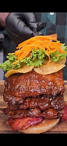 396K views · 7.7K reactions | Krusty's All-New Crispy Cholesteral cranked Ribwich! #simpsons #ribs #deepfried #ribwich #disney #dianeyplus #bbqribs #mcrib #fyp | Fred YT | Facebook