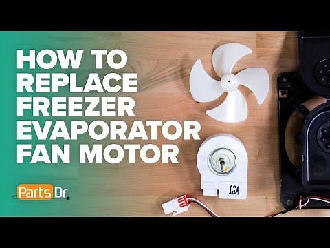 How to replace Samsung freezer evaporator fan motor part # DA31-00146H